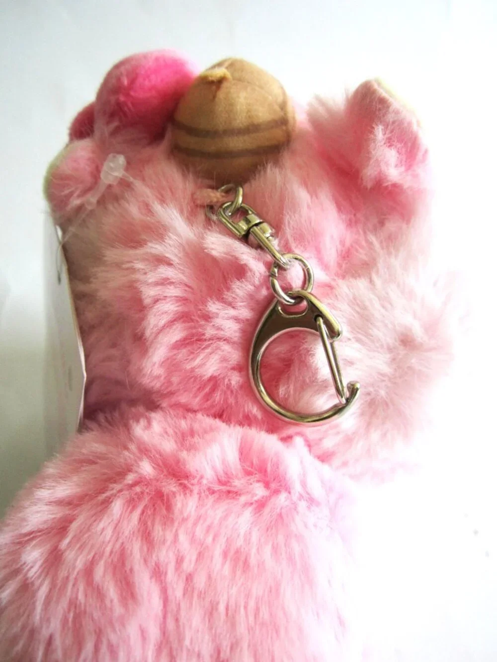 Hello Kitty Squirrel Costume Carry Heart Pink Keychain Plush Doll Sanrio NEW - Picture 7 of 7